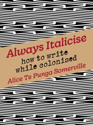 cover image of Always Italicise